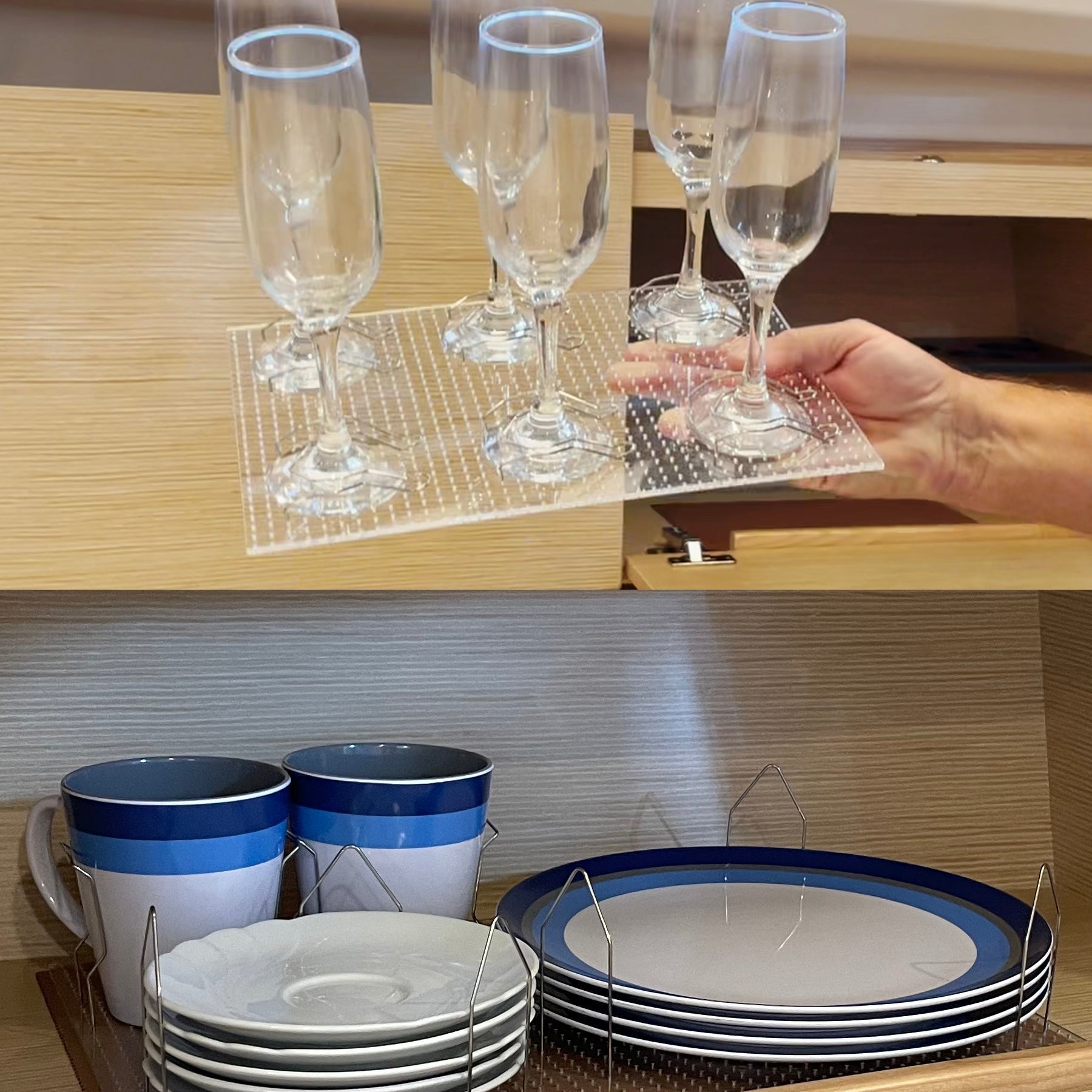 ClinkFree® Befestigungssystem für Geschirr